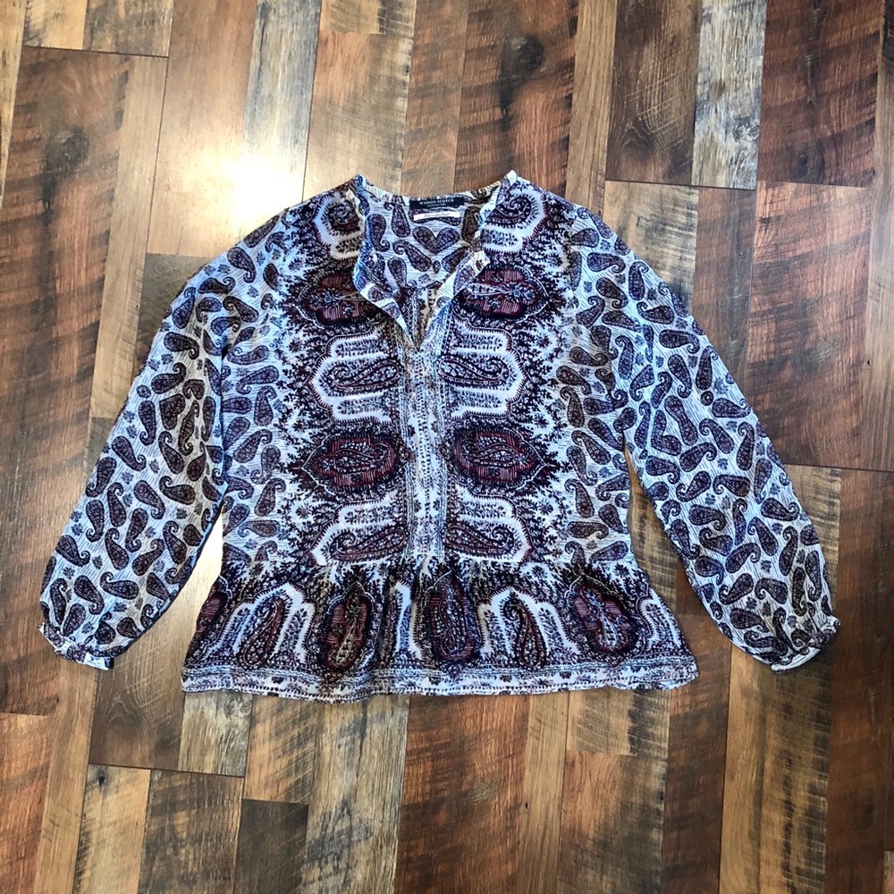 SCOTCH & SODA Maison Scotch Wanderlust Boho Blouse